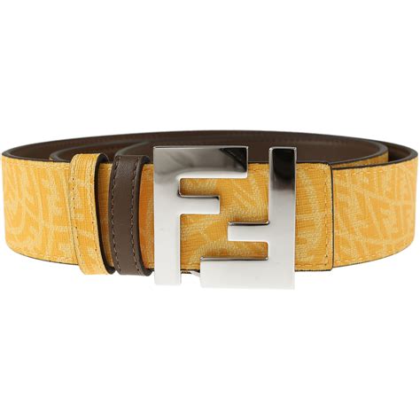 fendi tan belt|Fendi belt for men.